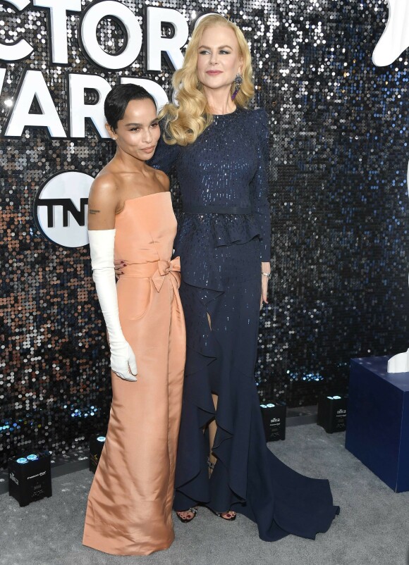 FIN DUO: «Big Little Lies»-kollegene Zoë Kravitz og Nicole Kidman tok seg flotte ut på løperen. Foto: NTB scanpix FIN DUO: «Big Little Lies»-kollegene Zoë Kravitz og Nicole Kidman tok seg flotte ut på løperen. Foto: NTB scanpix